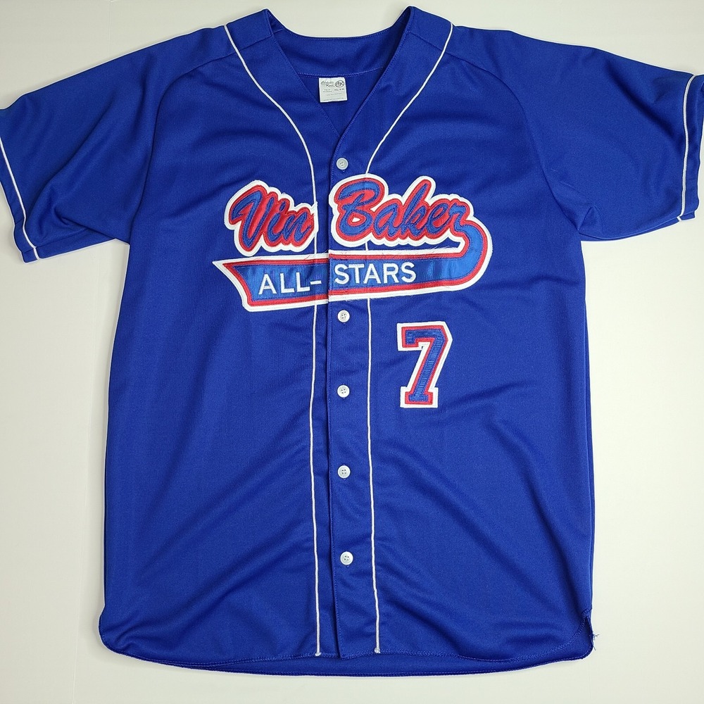 Vin Baker All Stars Vintage Baseball Jersey Athletic Knit Mens XL Made In Canada